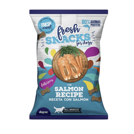 Fresh Low Grain Salmón Snack Semihumedos 70gr Para Perros
