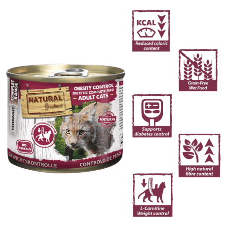 Natural Greatness Obesity Control y Diabetic 200g Paté Para Gato