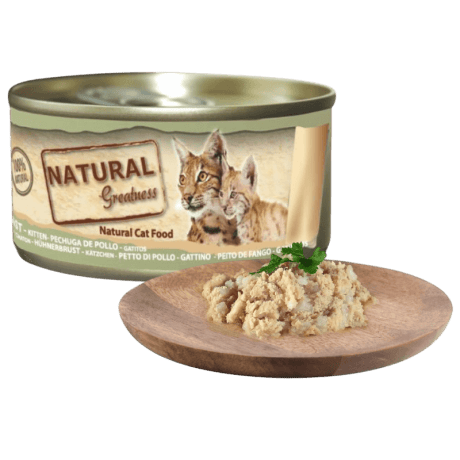Natural Greatness Filete Pechuga de Pollo Kitten 70gr Para Gatos