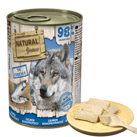 Natural Greatness Salm&oacute;n Monoproteico Pat&eacute; Para Perro
