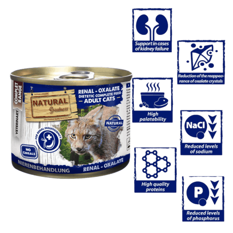 Natural Greatness Renal Oxalato Bajo Fósforo 200g Paté Para Gato