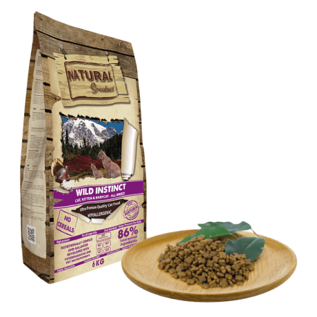 Natural Greatness Wild Instinct para Gatitos y Gatos de Alta Energía