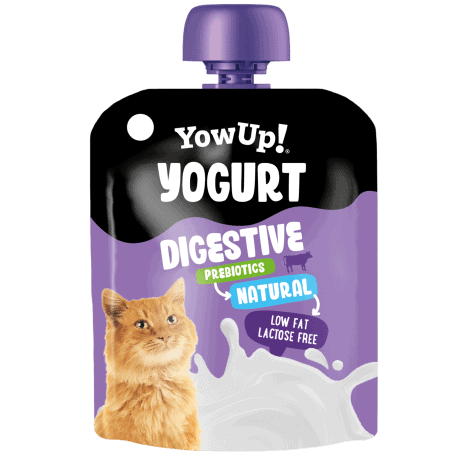 Yowup Natural Digestive Yogur Sin Lactosa 85gr Para Gatos