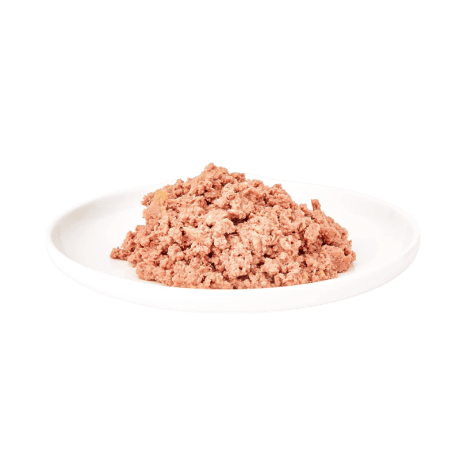 Corazones de Pollo y Ternera Paté MjAMjAM para gato, detalle