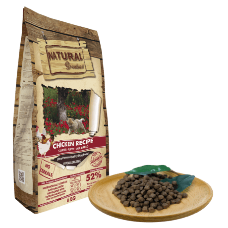 Natural Greatness Pollo Croqueta Mini Todas las Edades Para Perro