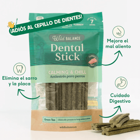 Wild Balance Stick Dental de Pavo Efecto Relajante 112gr Para Perros