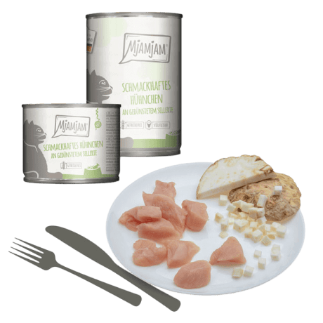 MjAMjAM Pollo con Apio Pat&eacute; Para Gatos