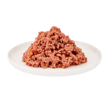 Cabra con Zanahorias Paté MjAMjAM para gato, detalle