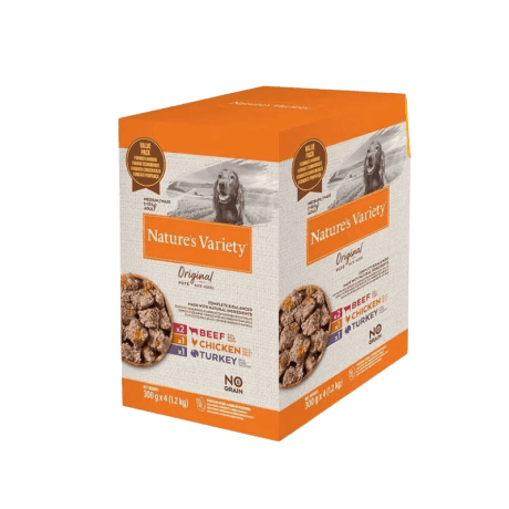 Nature's Variety Original Sin Cereales Multipack 4x300g Pat&eacute; Para Perro Grande