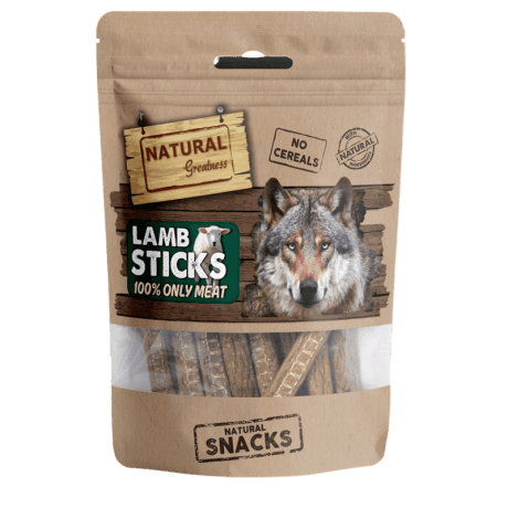 Natural Greatness Sticks Cordero Deshidratado Monoproteico 70g Para Perro