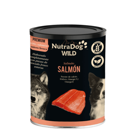 NutraDog WILD PREMIUM de Salmón 400gr para Perros