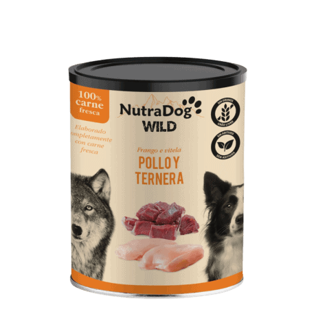 NutraDog WILD de Pollo y Ternera para Perros