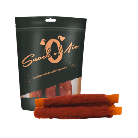 SnackOMio Rollitos de Pato y Cerdo Crujientes 150gr Para Perros