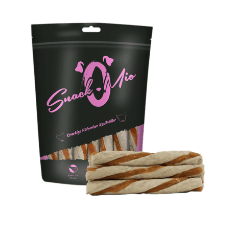 SnackOMio Twisters de Pollo y Ternera 200gr Para Perros