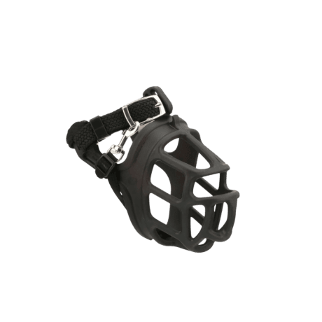 Alpha Bozal tipo cesta ergonómico para perro, detalle