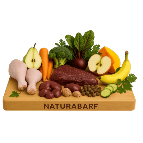 NATURABARF Men&uacute; premium de Pavo y Jabal&iacute; Para Perros
