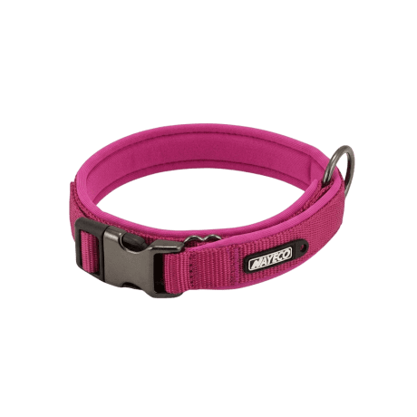 Nayeco Collar de Neopreno Fucsia con Cierre de Seguridad Para Perros