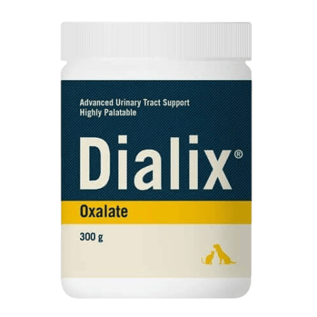 DIALIX Oxalate Suplemento Alcalinizante Urinario 300gr para Perros y Gatos