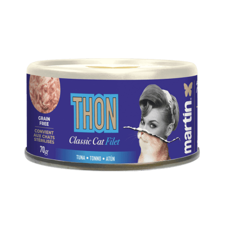 Mart&iacute;n Classic At&uacute;n Textura Filete 70gr Para Gatos Adultos