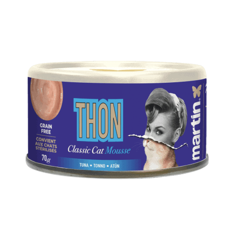 Martín Classic Atún Textura Mousse 70gr Para Gatos Adultos