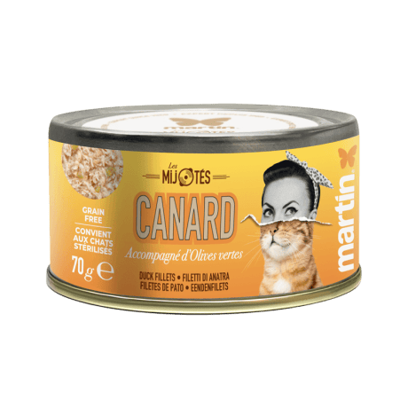 Martín Les Mijotés Pato Estofado 70gr para Gatos Adultos