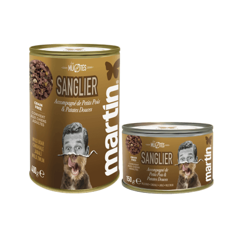 Mart&iacute;n Les Mijot&eacute;s Estofado de Jabal&iacute; con Guisantes y Boniatos para Perro Adulto