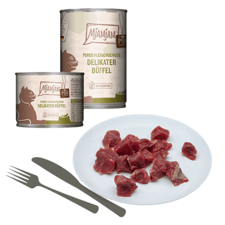 MjAMjAM Puro Búfalo Paté Para Gatos