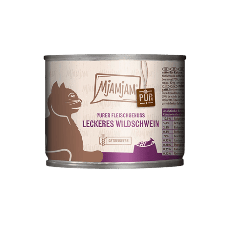 MjAMjAM Puro Jabalí Paté Para Gatos