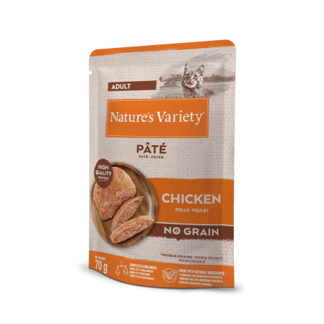 Nature's Variety Pat&eacute; No Grain de Pollo 70gr para Gatos Adultos