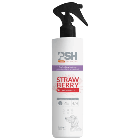 PSH Eau de Toilette Fresa 300ml Agua de Colonia para Perros