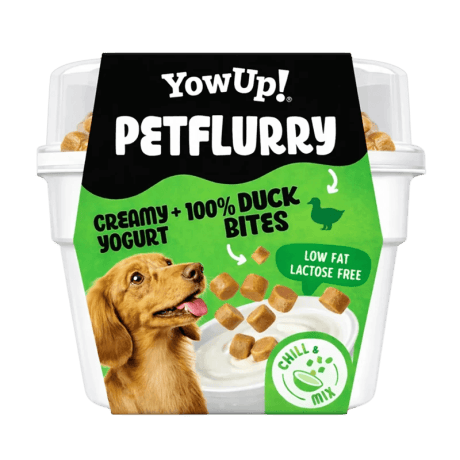 YowUp Petflurry Yogur con Toppings de Pato 125gr Para Perros