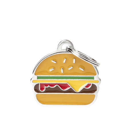 MyFamily Placa de Identificaci&oacute;n Hamburguesa