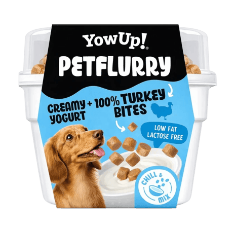 YowUp Petflurry Yogur con Toppings de Pavo 125gr Para Perros