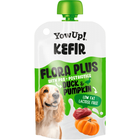 YowUp Kéfir Flora Plus con Pato y Calabaza 115gr Para Perros