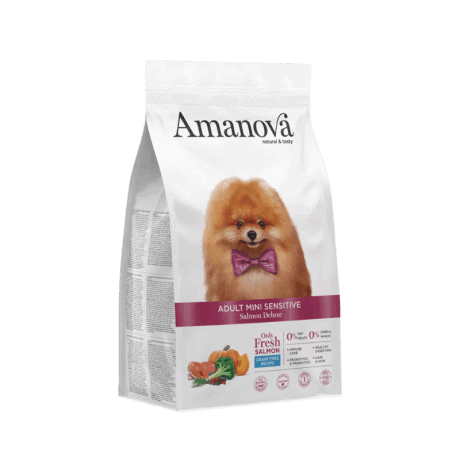 Amanova Grain Free Salmón con Calabaza Para Perros Mini