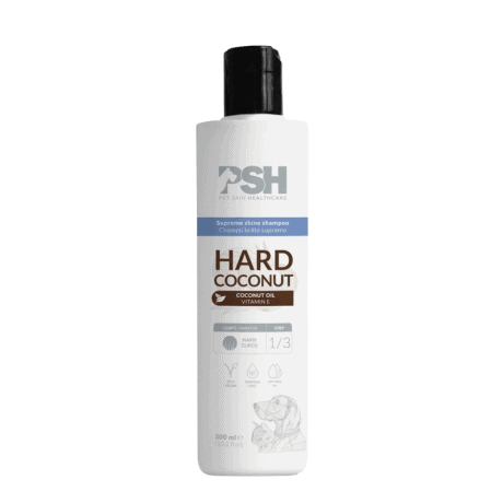 PSH Champú Hard Coconut 300ml para Perros y Gatos - Mantos Duros