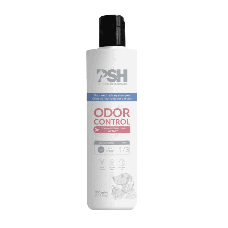 PSH Champú Odor Control para Perros y Gatos - Mal Olor y Piel Seborreica