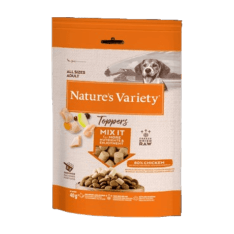 Nature's Variety Toppers de Pollo Liofilizados 40gr para Perros