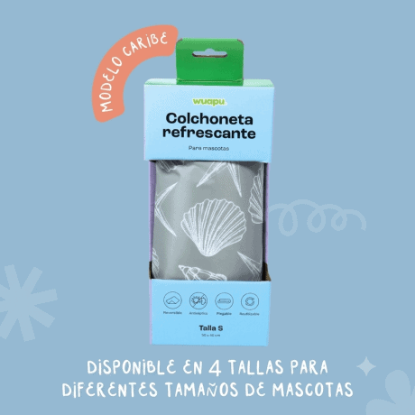 Colchoneta Refrescante Caribe para perro y gato, detalle