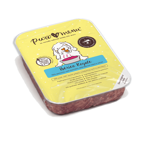 Puromenu Cocinado: Menú Ibérico Royale (Cerdo/Jabalí) Congelado Cocinado Para Perros