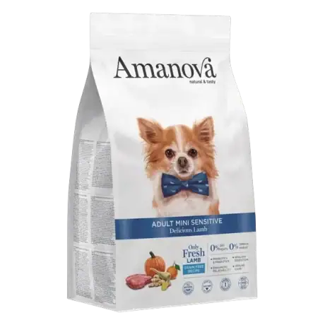 Amanova Grain Free Cordero con Calabaza Para Perros Mini