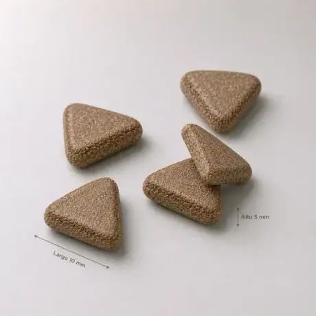 Croqueta del pienso Amanova Sterilised Exquisite Chicken para gatos esterilizados, con sus medidas