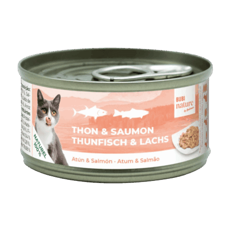 Bubi Nature At&uacute;n y Salm&oacute;n 70gr para gatos