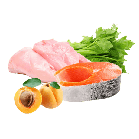 Menú Pavo y Salmón Select BIO para perro, detalle