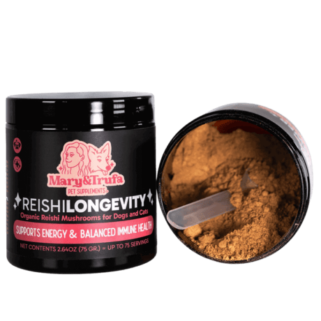 Mary&Trufa Reishi Longevity Longevidad 75gr Para Perros y Gatos