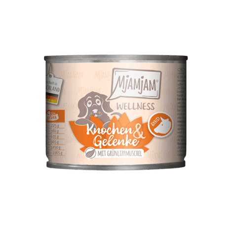 Ternera Articulaciones Wellness Paté MjAMjAM para perro, detalle