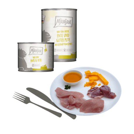 MjAMjAM Pato y Pavo con Calabaza Pat&eacute; Para Gatos