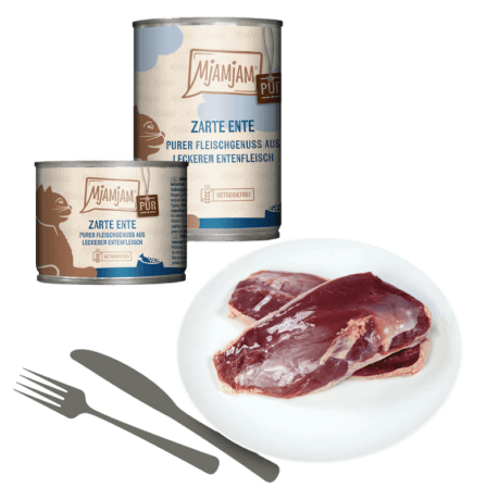MjAMjAM Puro Pato Paté Para Gatos