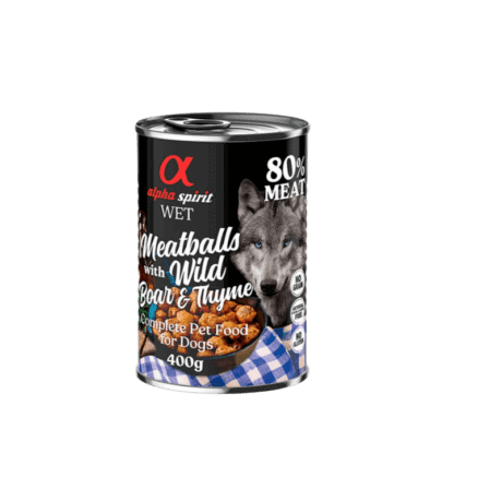 Alpha Spirit Albóndigas de Jabalí y Tomillo (Lata 400gr)