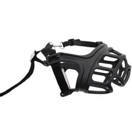 KRUUSE Bozal Buster Baskerville ergonómico para perro, detalle
